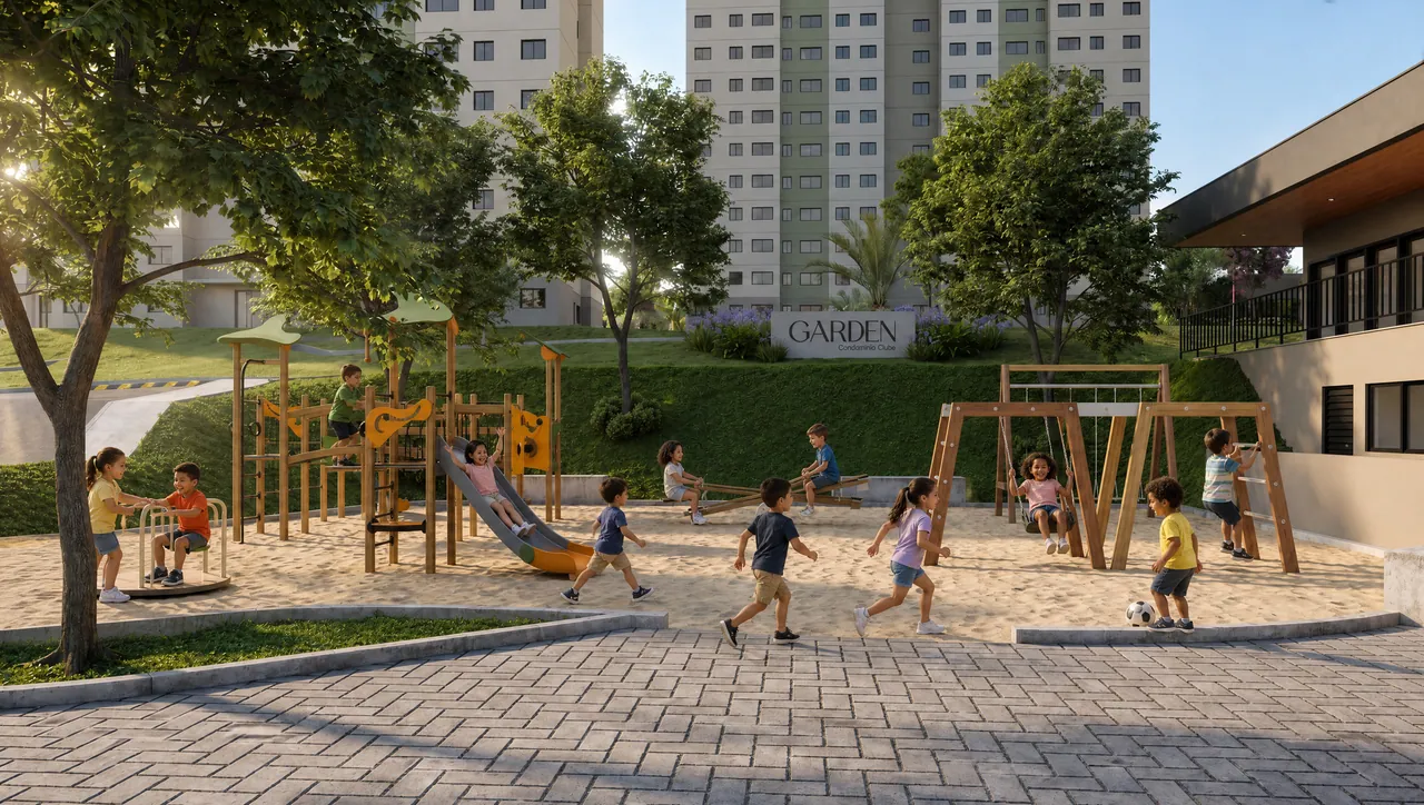 Convivência no Garden — Playground